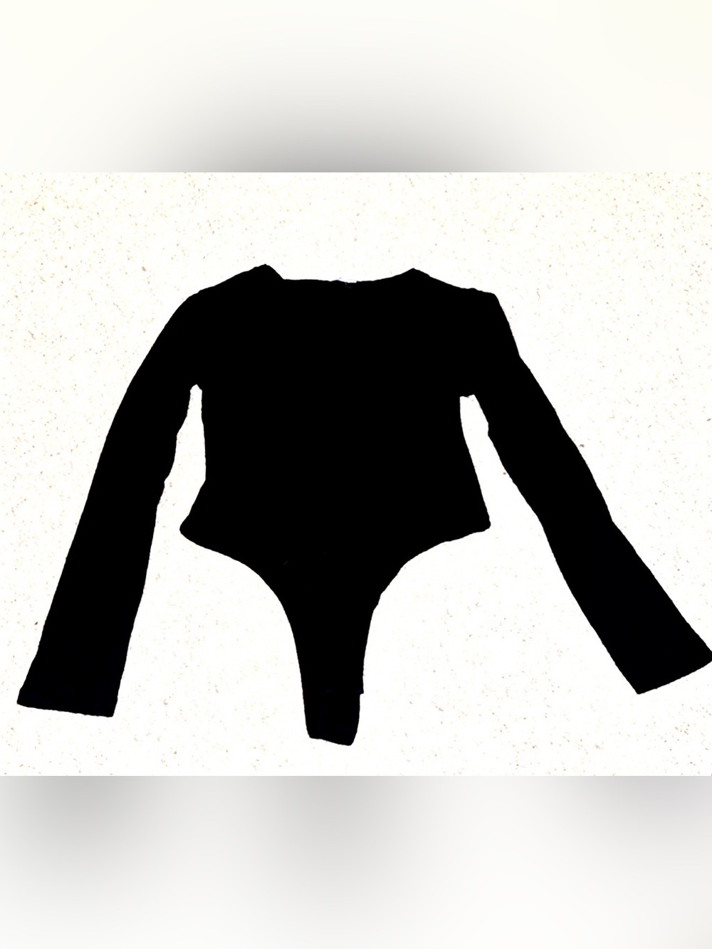 Re/Done long sleeve black bodysuit size medium